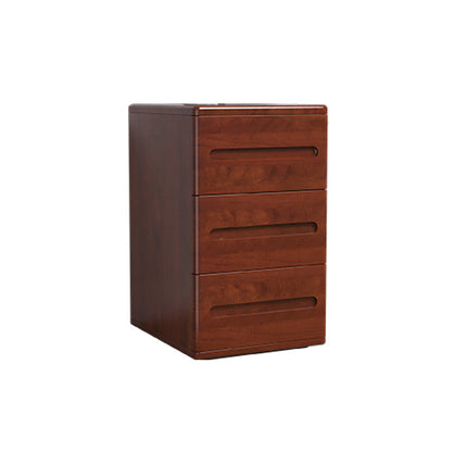 Contemporáneo 22.83 '"Cofre de madera alto, rectángulo 3- Cajón de acento Cofre