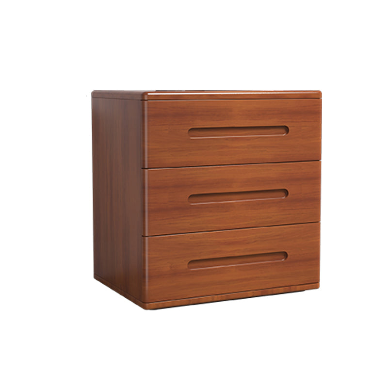 Contemporáneo 22.83 '"Cofre de madera alto, rectángulo 3- Cajón de acento Cofre