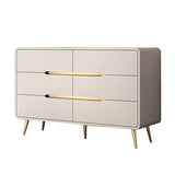 6 - Cofre de acento de madera de puerta, gabinete rectángulo contemporáneo