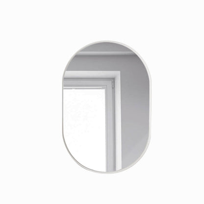 Contemporary Vanity 3 Storage Drawers Dresser with Mirror Stool in White