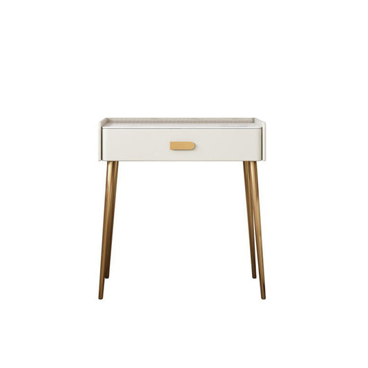 Tavolo da toeletta per vanità bianca set da top travettito con cassetti