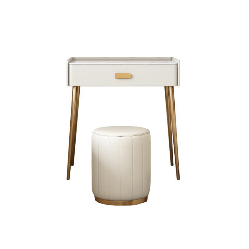 Weißer Waschtisch -Set -Stone Top -Kommode mit Lagerschubladen