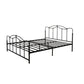 Cama de marco abierto de hierro glamor