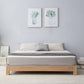 Platform Bed Frame in Solid Wood with 4 Legs Platform Bed for Bedroom