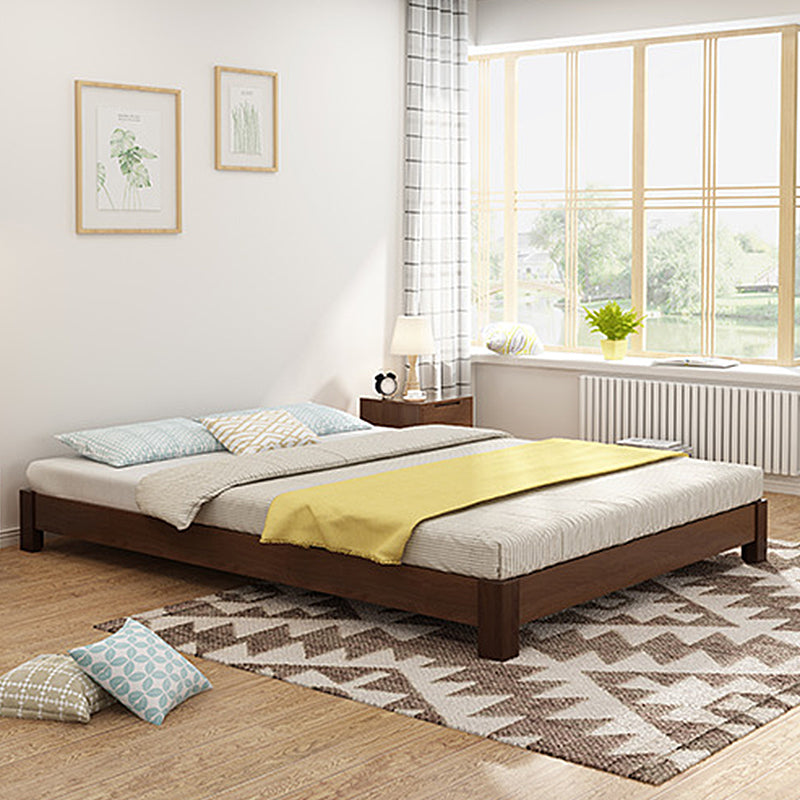 Platform Bed Frame in Solid Wood with 4 Legs Platform Bed for Bedroom
