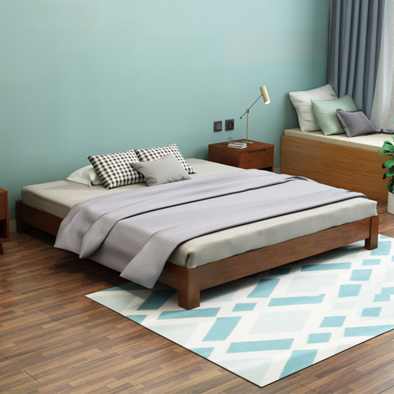 Platform Bed Frame in Solid Wood with 4 Legs Platform Bed for Bedroom