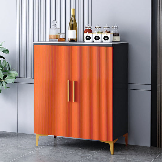 Sideboard di pietra sinterizzata con buffet glam con porta