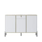 Server top in pietra sinterizzato in stile glam con porta e cassetto