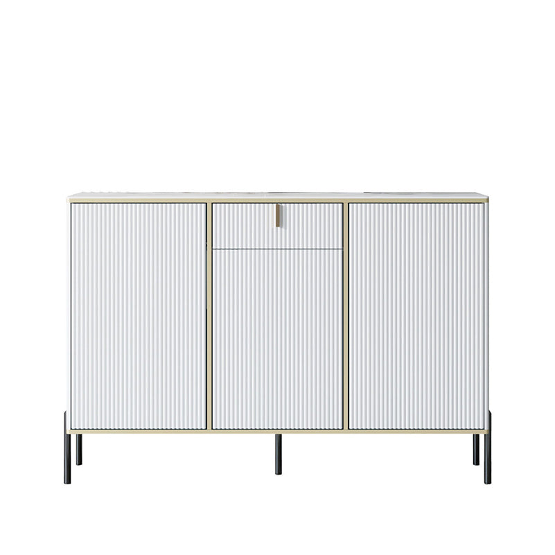 Server top in pietra sinterizzato in stile glam con porta e cassetto