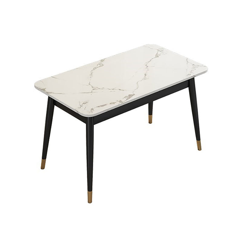 Mesa de comedor de lujo tradicional 4 Pats Rectangle Mesa para el hogar