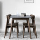 Mesa de comedor moderna de mediados de siglo Mesa de comedor de piedra sinterizada con 4 patas