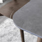Mesa de comedor moderna de mediados de siglo Mesa de comedor de piedra sinterizada con 4 patas
