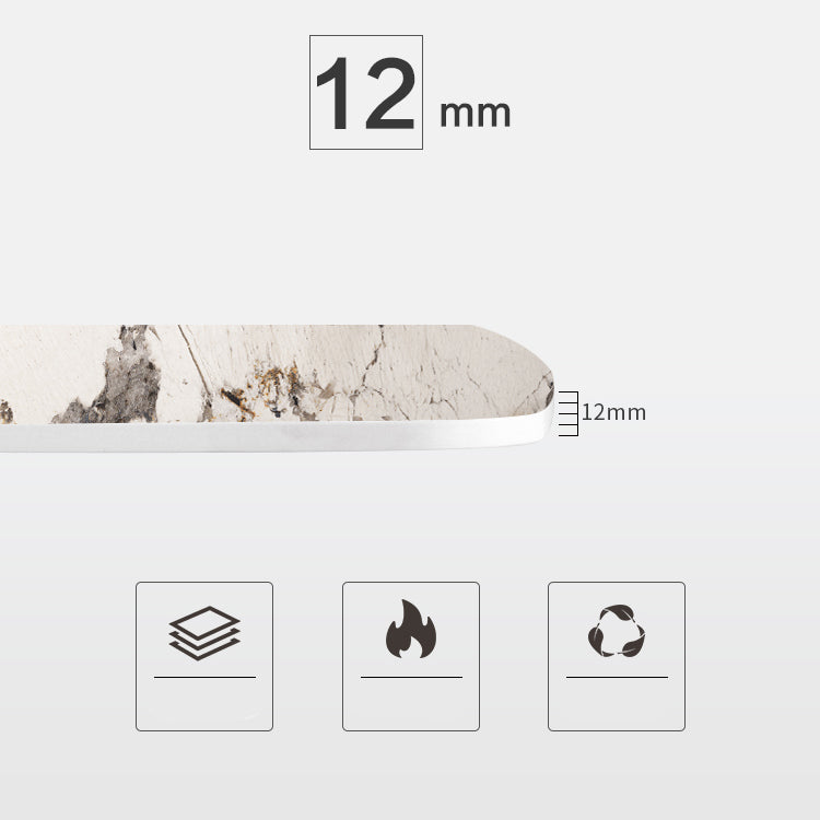 Sintered Stone Top Dining Table Luxury Rectangle Gold Base Home Table Clearhalo 'Dining Tables & Seating' 'Dining Tables' 'dining_table' 'furn' 'furn_dining_table' 'Furniture' 'Kitchen & Dining Furniture' 5845613