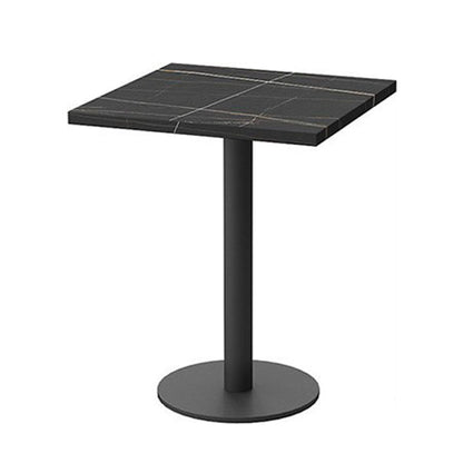 Mesa de comedor de estilo industrial Mesa de piedra sinterizada para el comedor