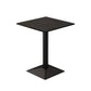 Industrial Iron Dining Table Stone Dining Furniture with Metal Base Square Pedestal Without Chairs Clearhalo 'Dining Tables & Seating' 'Dining Tables' 'dining_table' 'furn' 'furn_dining_table' 'Furniture' 'Kitchen & Dining Furniture' 5845741