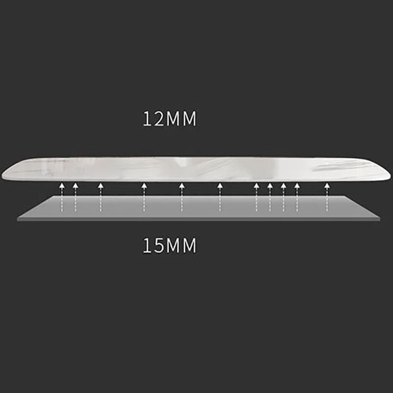 Traditional Luxury Table White Stone Rectangle Dining Table for Home Clearhalo 'Dining Tables & Seating' 'Dining Tables' 'dining_table' 'furn' 'furn_dining_table' 'Furniture' 'Kitchen & Dining Furniture' 5845778