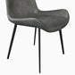 Leather Dining Chairs Industrial Design Solid Back Arm Side Chairs for Kitchen Clearhalo 'Dining Chairs' 'Dining Tables & Seating' 'dining_chair' 'furn' 'furn_dining_chair' 'Furniture' 'Kitchen & Dining Furniture' 5845836