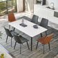 Leather Dining Chairs Industrial Design Solid Back Arm Side Chairs for Kitchen Clearhalo 'Dining Chairs' 'Dining Tables & Seating' 'dining_chair' 'furn' 'furn_dining_chair' 'Furniture' 'Kitchen & Dining Furniture' 5845839