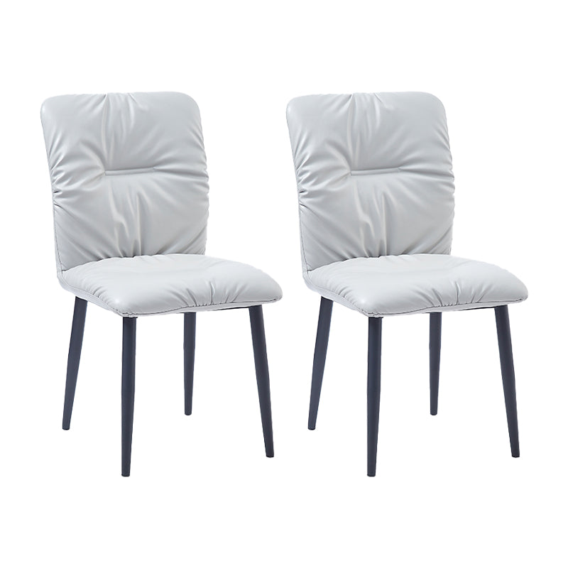 Sedie laterali sala da pranzo sedia da cucina in pelle finta industriale per casa