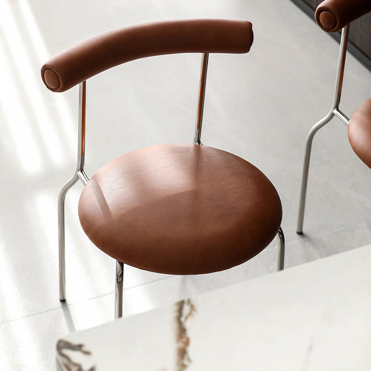 Modern Armless Dining Chairs Stackable Low Back Dining Chair Clearhalo 'Dining Chairs' 'Dining Tables & Seating' 'dining_chair' 'furn' 'furn_dining_chair' 'Furniture' 'Kitchen & Dining Furniture' 5845966