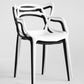 Scandinavian Stackable Dining Chairs Plastic Armless Dining Side Chair