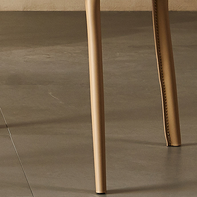 Faux Leather Dining Arm Chair Contemporary Dining and Accent Chairs Clearhalo 'Dining Chairs' 'Dining Tables & Seating' 'dining_chair' 'furn' 'furn_dining_chair' 'Furniture' 'Kitchen & Dining Furniture' 5846084