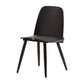 Scandinavian Plastic Dining Chairs Armless Low Back Dining Side Chair