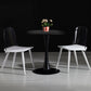 Scandinavian Plastic Dining Chairs Armless Low Back Dining Side Chair
