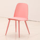 Scandinavian Plastic Dining Chairs Armless Low Back Dining Side Chair
