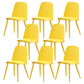 Scandinavian Plastic Dining Chairs Armless Low Back Dining Side Chair