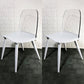 Scandinavian Plastic Dining Chairs Armless Low Back Dining Side Chair