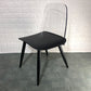 Scandinavian Plastic Dining Chairs Armless Low Back Dining Side Chair
