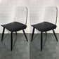 Scandinavian Plastic Dining Chairs Armless Low Back Dining Side Chair