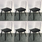 Scandinavian Plastic Dining Chairs Armless Low Back Dining Side Chair