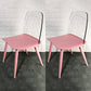 Scandinavian Plastic Dining Chairs Armless Low Back Dining Side Chair