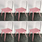 Scandinavian Plastic Dining Chairs Armless Low Back Dining Side Chair