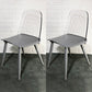 Scandinavian Plastic Dining Chairs Armless Low Back Dining Side Chair