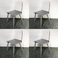 Scandinavian Plastic Dining Chairs Armless Low Back Dining Side Chair