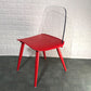 Scandinavian Plastic Dining Chairs Armless Low Back Dining Side Chair