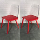 Scandinavian Plastic Dining Chairs Armless Low Back Dining Side Chair