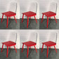 Scandinavian Plastic Dining Chairs Armless Low Back Dining Side Chair