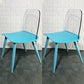 Scandinavian Plastic Dining Chairs Armless Low Back Dining Side Chair