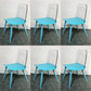 Scandinavian Plastic Dining Chairs Armless Low Back Dining Side Chair