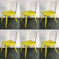 Scandinavian Plastic Dining Chairs Armless Low Back Dining Side Chair