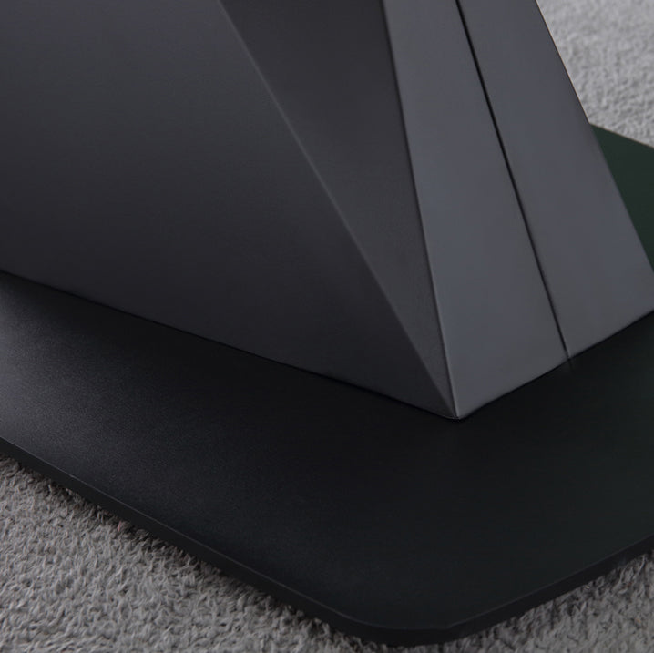 White Stone Top Dinette Set 1/4/5 Pieces Modern Indoor Dining Table Set Clearhalo 'Dining Room Sets' 'Dining Tables & Seating' 'dining_room_set' 'furn' 'furn_dining_room_set' 'Furniture' 'Kitchen & Dining Furniture' 5846346