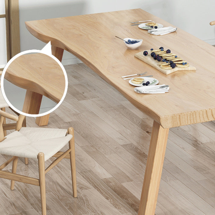 Juego de comedor moderno 1/2/5/7 PCS Mesa y sillas de comedor de madera sólida