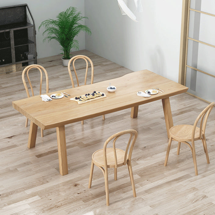 Juego de comedor moderno 1/2/5/7 PCS Mesa y sillas de comedor de madera sólida