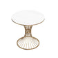Glam Sintered Stone Dining Set Round 1/2/5 Pieces Dining Set with Pedestal Base