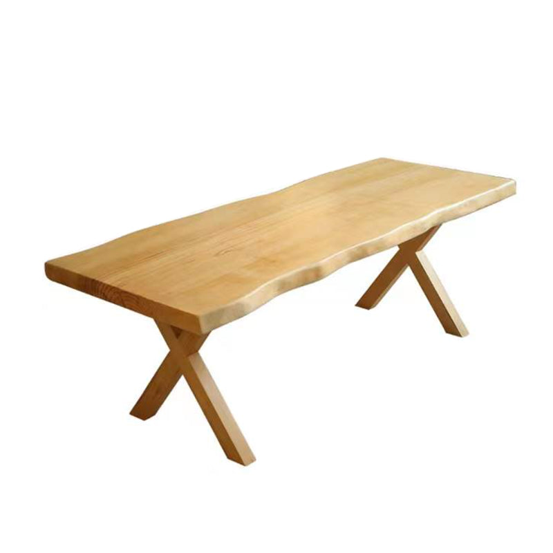 Modern 1/4/5 Pieces Dining Set Rectangle Pine Wood Dining Table for Dining Room Kitchen Clearhalo 'Dining Room Sets' 'Dining Tables & Seating' 'dining_room_set' 'furn' 'furn_dining_room_set' 'Furniture' 'Kitchen & Dining Furniture' 5846540