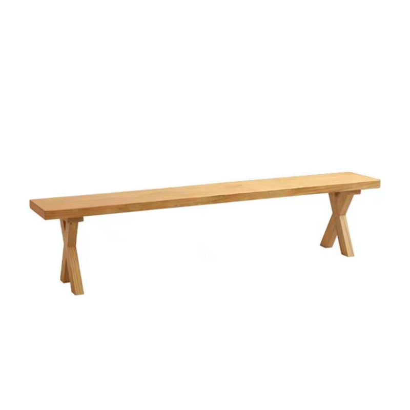 Modern 1/4/5 Pieces Dining Set Rectangle Pine Wood Dining Table for Dining Room Kitchen Bench 87"L x 12"W Clearhalo 'Dining Room Sets' 'Dining Tables & Seating' 'dining_room_set' 'furn' 'furn_dining_room_set' 'Furniture' 'Kitchen & Dining Furniture' 5846543